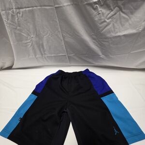 Jordan Men's Athletic Shorts Black and Blue